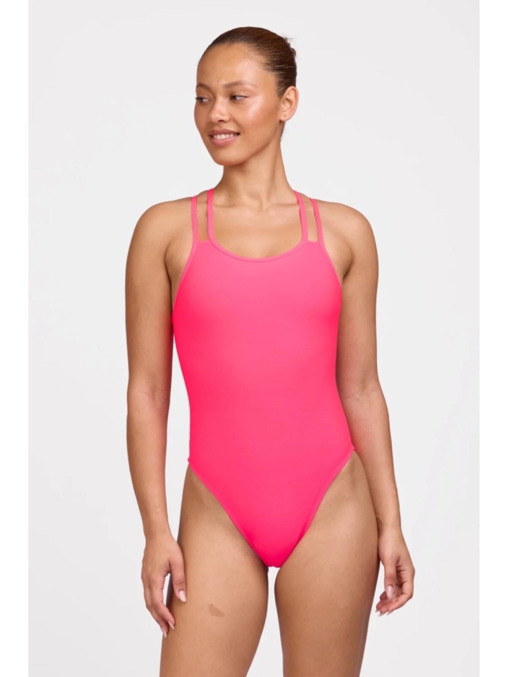 Jolyn Clothing Neon Pink One-Piece Swimsuit